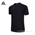 Venta al por mayor de gimnasia camiseta hombres fitness camiseta entrenamiento camisas